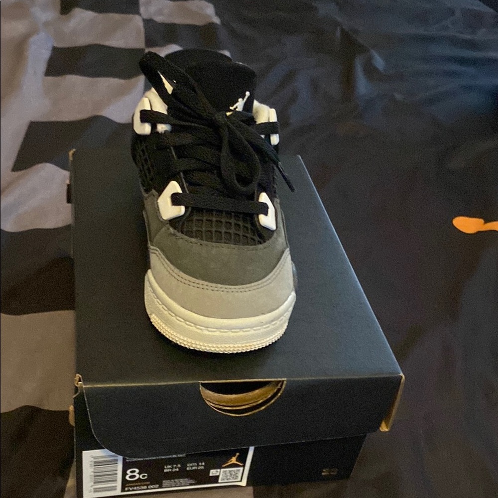 Jordan Kids Sneakers Black and Gray